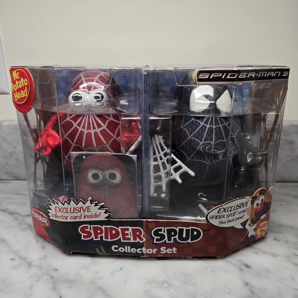 Playskool Other - Mr Potato Head Spiderman Spider Spud Collector Set, SpiderMan 3 From 2006, NEW!